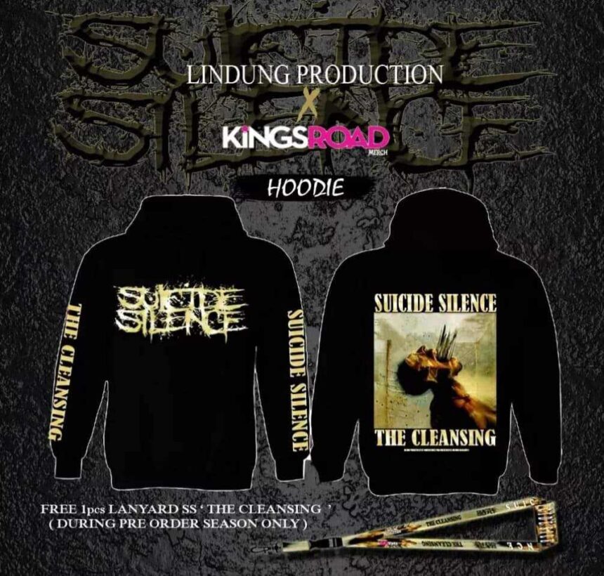 ORIGINAL HOODIE SUICIDE SILENCE - THE CLEANSING - Ikhtus Merchandise