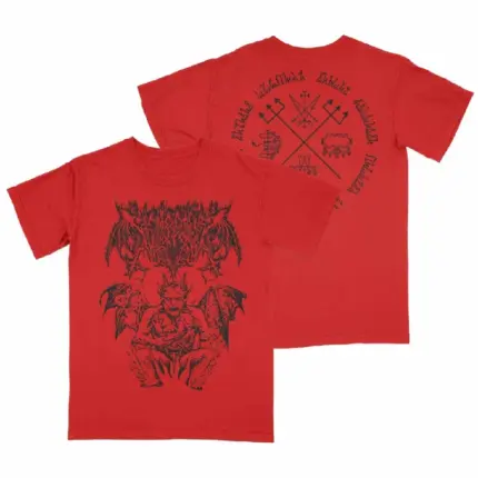 ORIGINAL TSHIRT VENOMOUS INVOKATION - DIABOLIC DEATH METAL (RED)