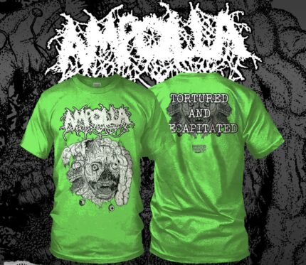 ORIGINAL TSHIRT AMPOLLA - TORTURED AND DECAPITATED (NEON GREEN)